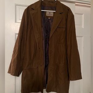 Rainforest Brown Jacket Long coat size XL 🟤 MENS outdoor